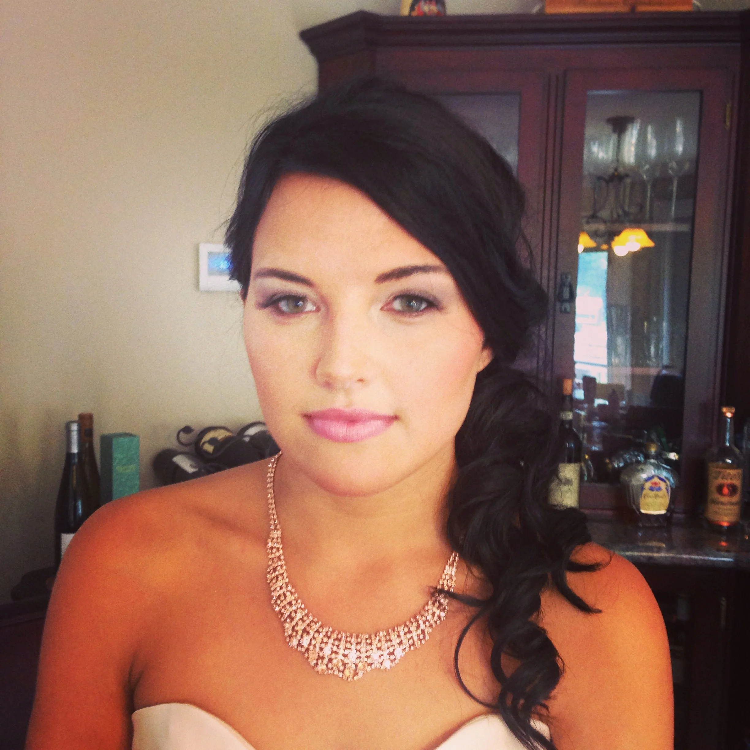Beautiful Nicole hair and makeup in Caledon Ontario 