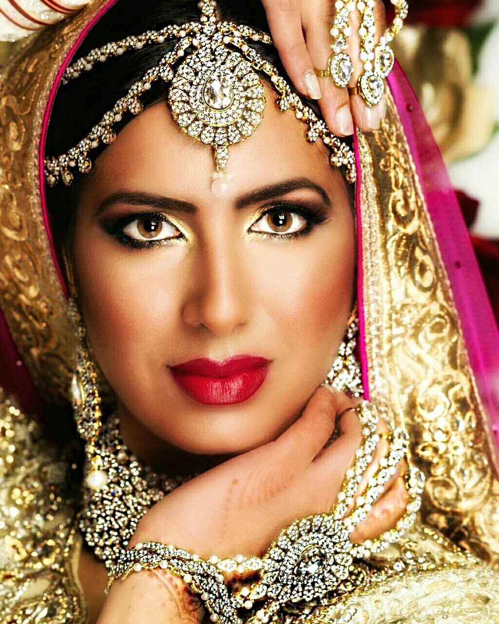 Indian makeup and hair by Pro Makeup by Natasha photography by Asif Raza and wardrobe from Nor Bollywood Open booking for 2016 Please check if your wedding day is still available with us by emailing us at natasha@promakeupbynatasha.com