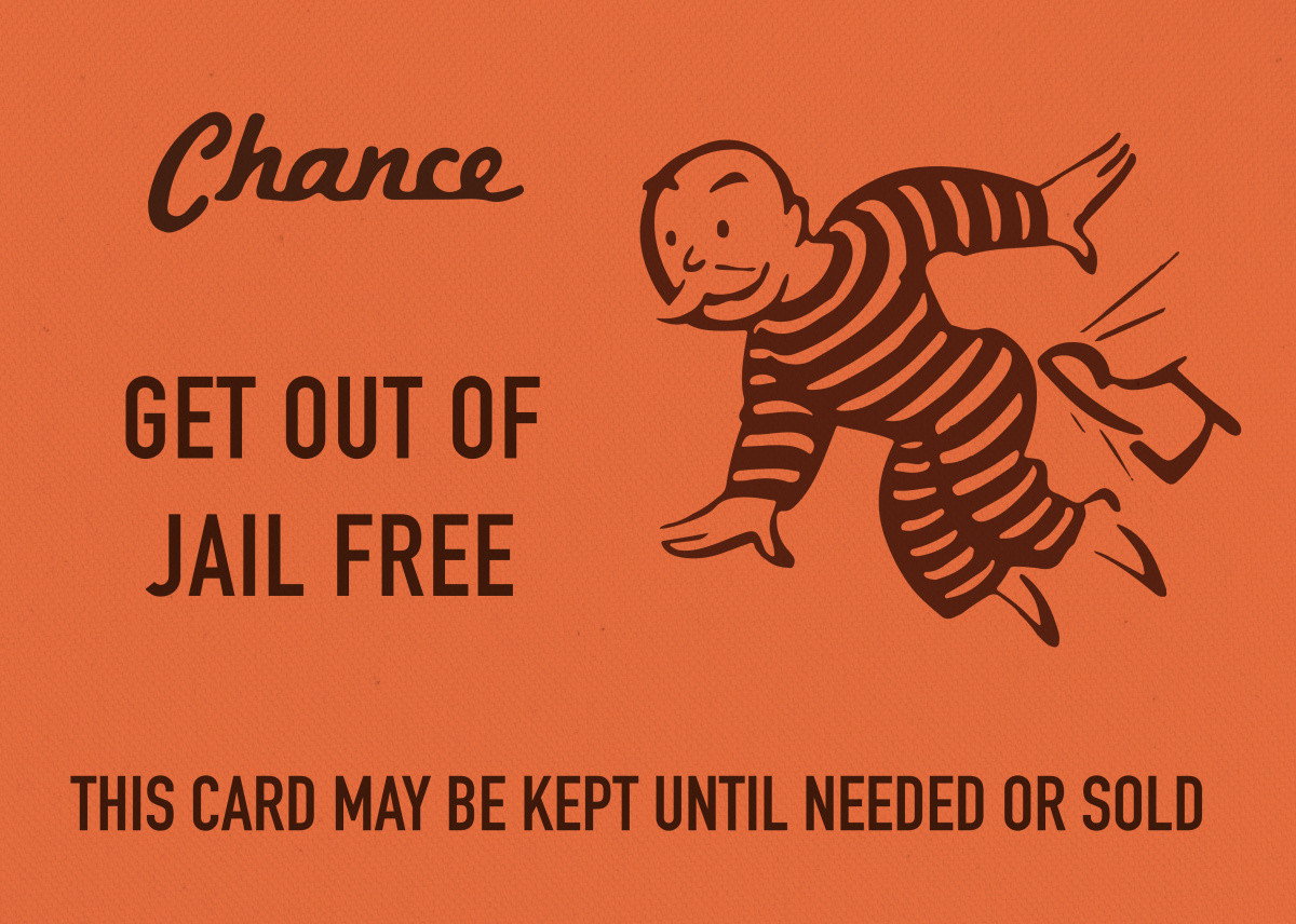 Prop 25 - Escaping a "Notice of Violation" — Hinman & Carmichael LLP With Get Out Of Jail Free Card Template