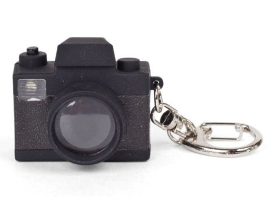 Flashing Camera Keychain