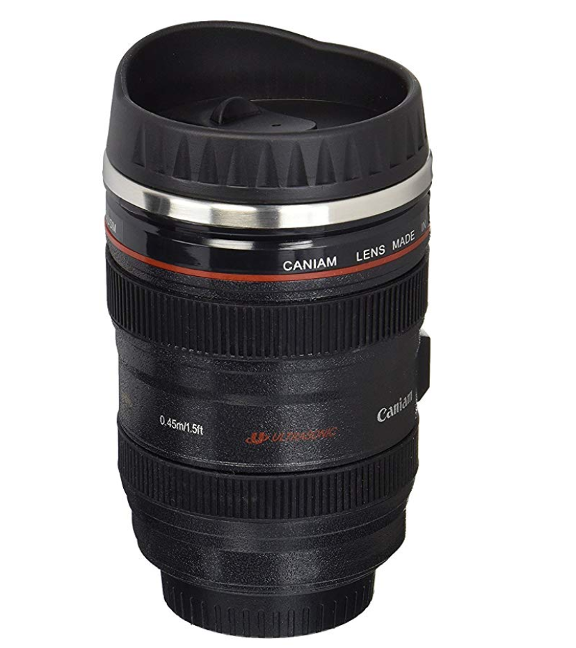 Camera Lens Travel Mug