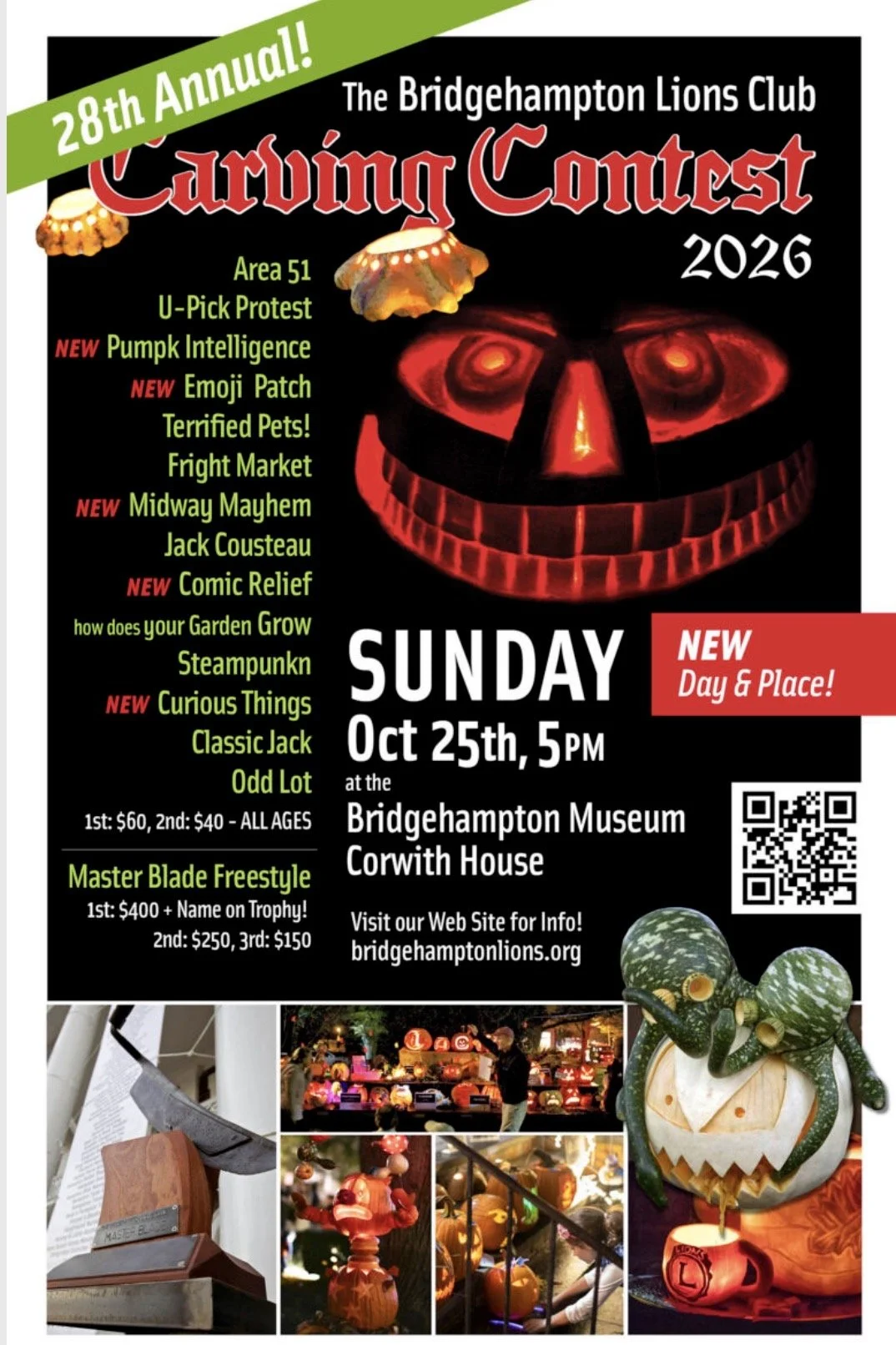 PUMPKIN CARVING CONTEST! OCTOBER 25