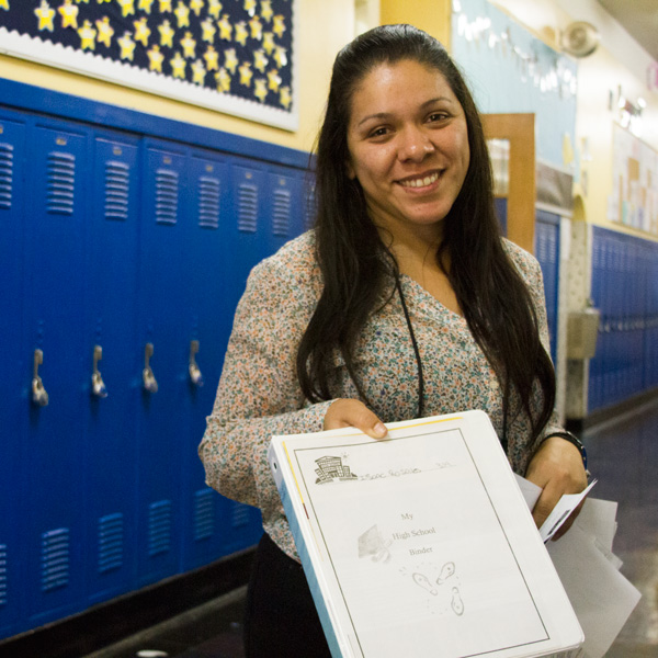 Warm Weather Clothes Delivered to Cesar E. Chavez School