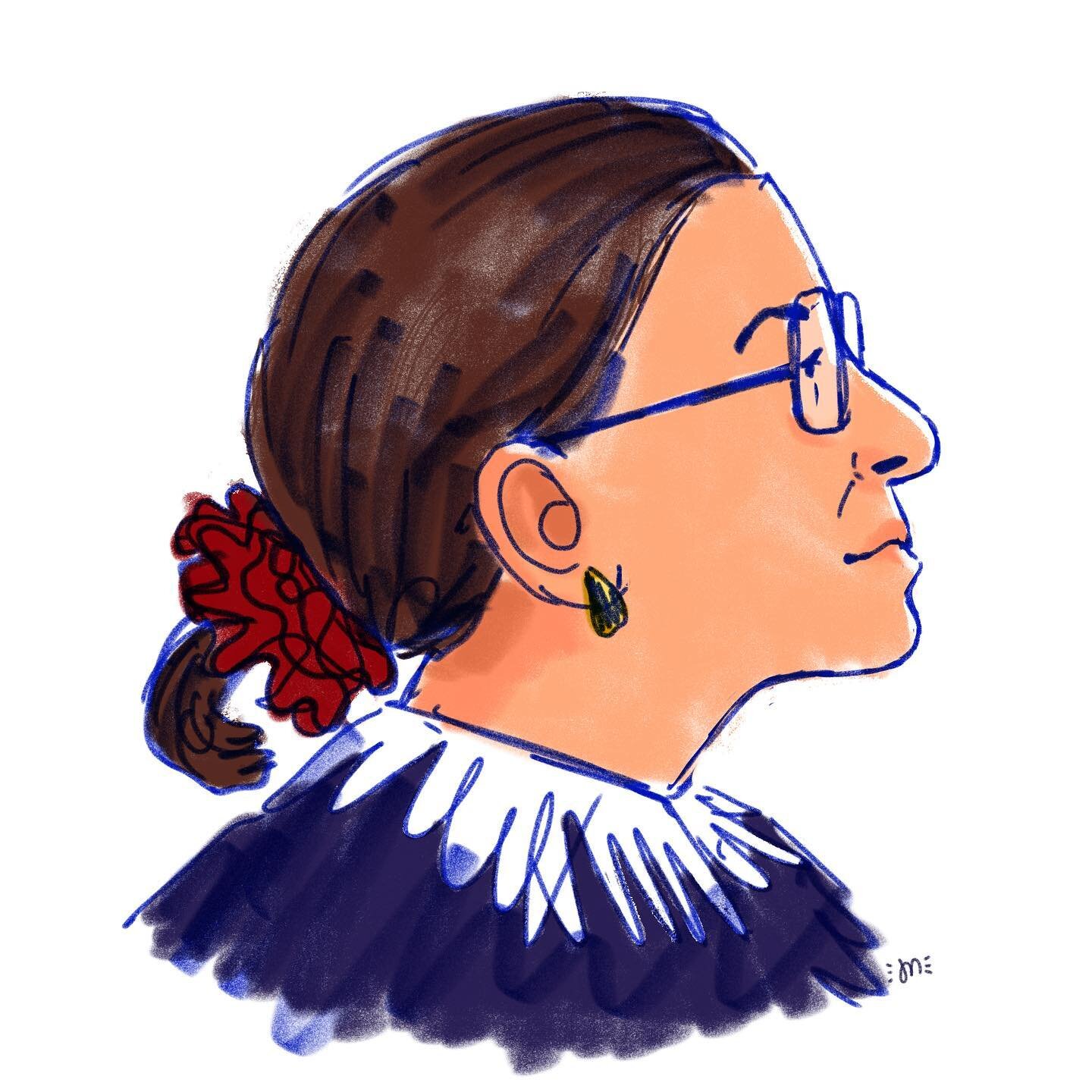 Worried about the future, but amazed and thankful for all she did for us. #ruthbaderginsburg #notoriousrbg #womensrightsarehumanrights
