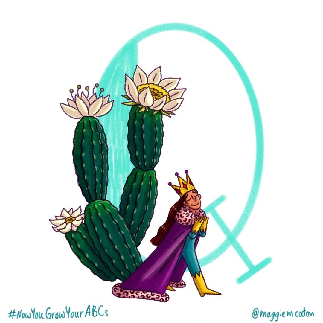 Q is for Queen of the Night Cactus 🌵 #NowYouGrowYourABCs

#36days #36days_q #36daysoftype_q #36daysoftype #36days_adobe #36daysoftype09 #alphabet #illo #kitlitart #scbwiillustrators #womenwhodraw #illustration #illustratorsoninstagram #madeinbrookly