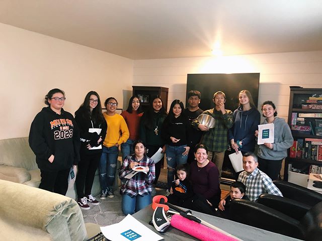 Thank you so much to Becky and her family for hosting an amazing lunch for us. We got to write &lsquo;thank you&rsquo; notes to each other as a spiritual practice of showing gratitude to one another