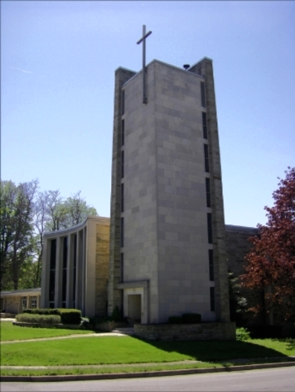 Christ First United Methodist Church (1958), Jamestown, NY, Harold Wagoner & Associates