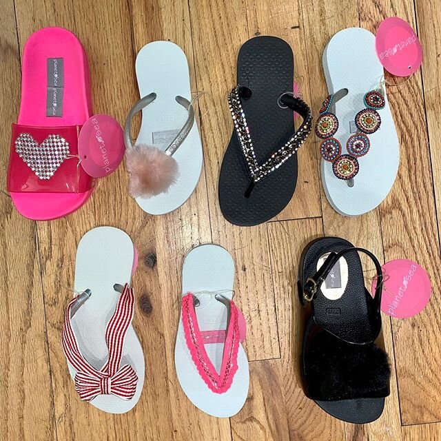 @planetseaswimwear has the cutest flip flops! 💖 contact us to shop!