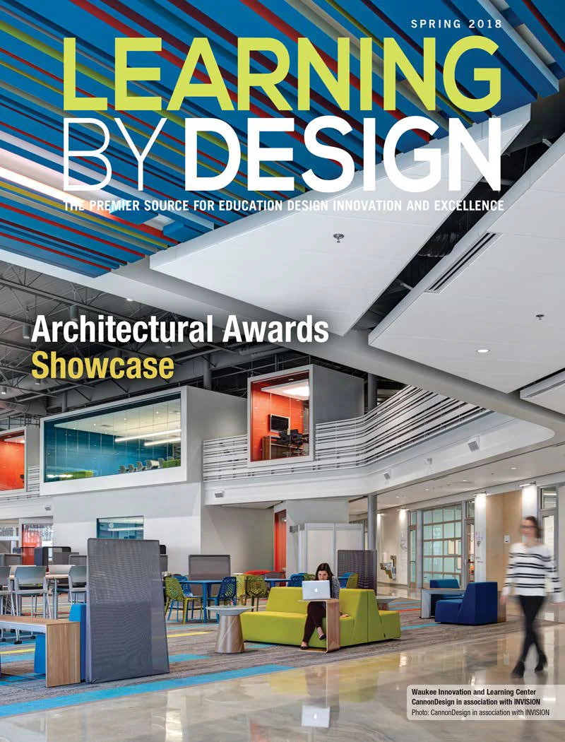 The project recently received an Honorable Mention award and was featured on the cover of Learning by Design magazine, a national educational facility publication.