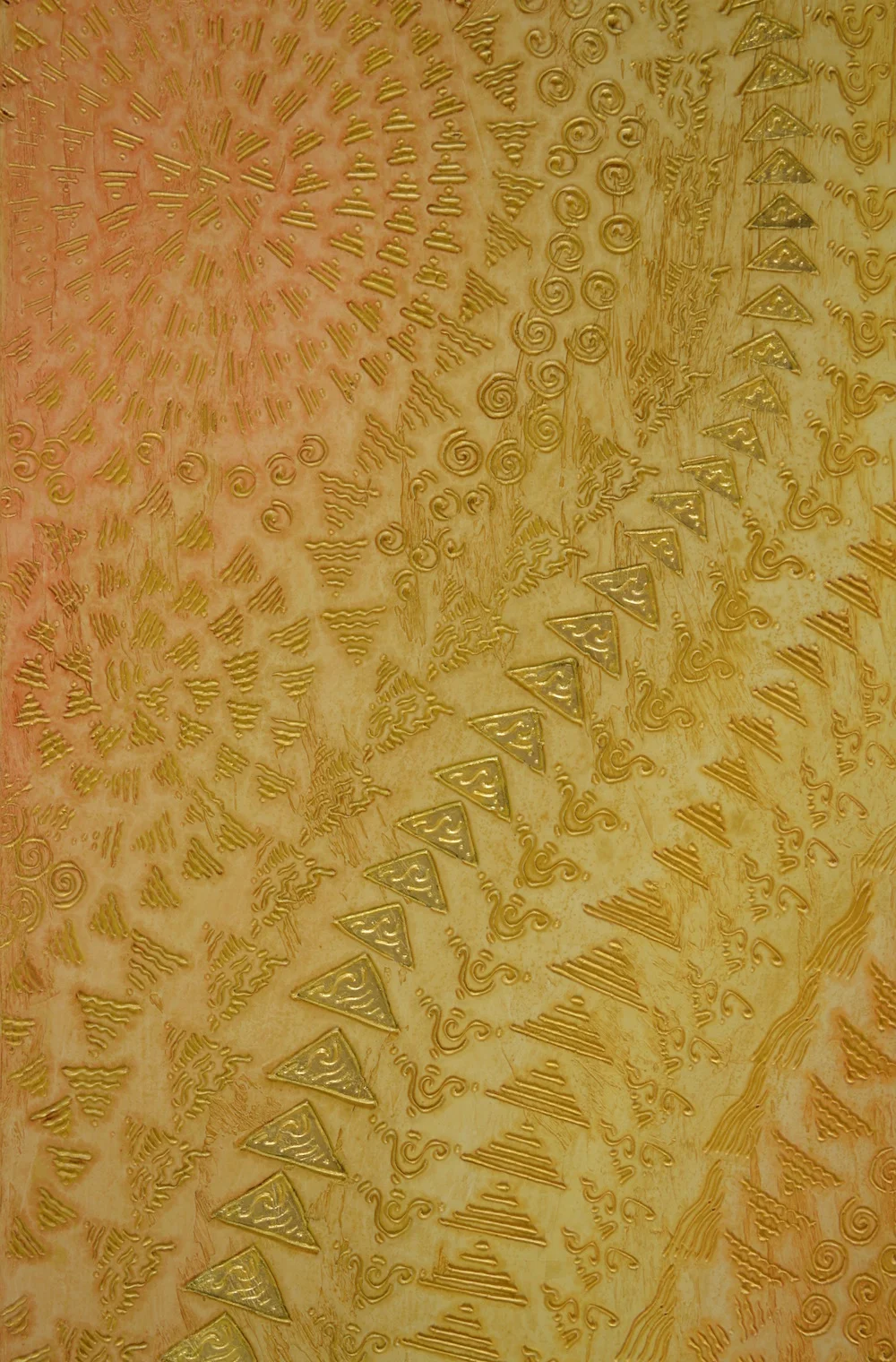 Blessings of a Golden Rose  Detail 