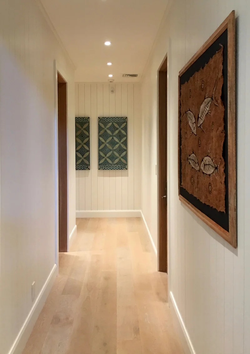 South Hallway - Kukio, Kohala Coast, Hawai’i - triptych on multiples page.