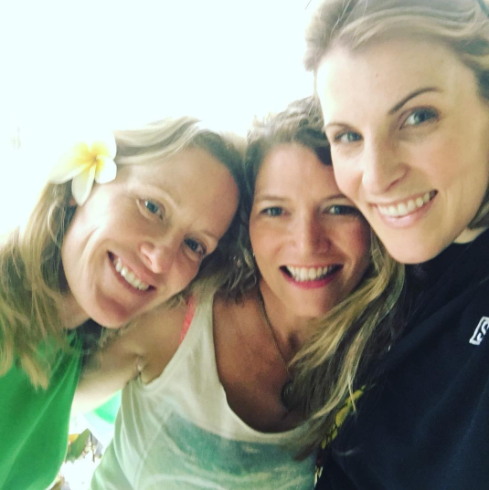 Photo of Adrea, Anjanette Fennel and me in Kauai, Hawaii in February 2016.