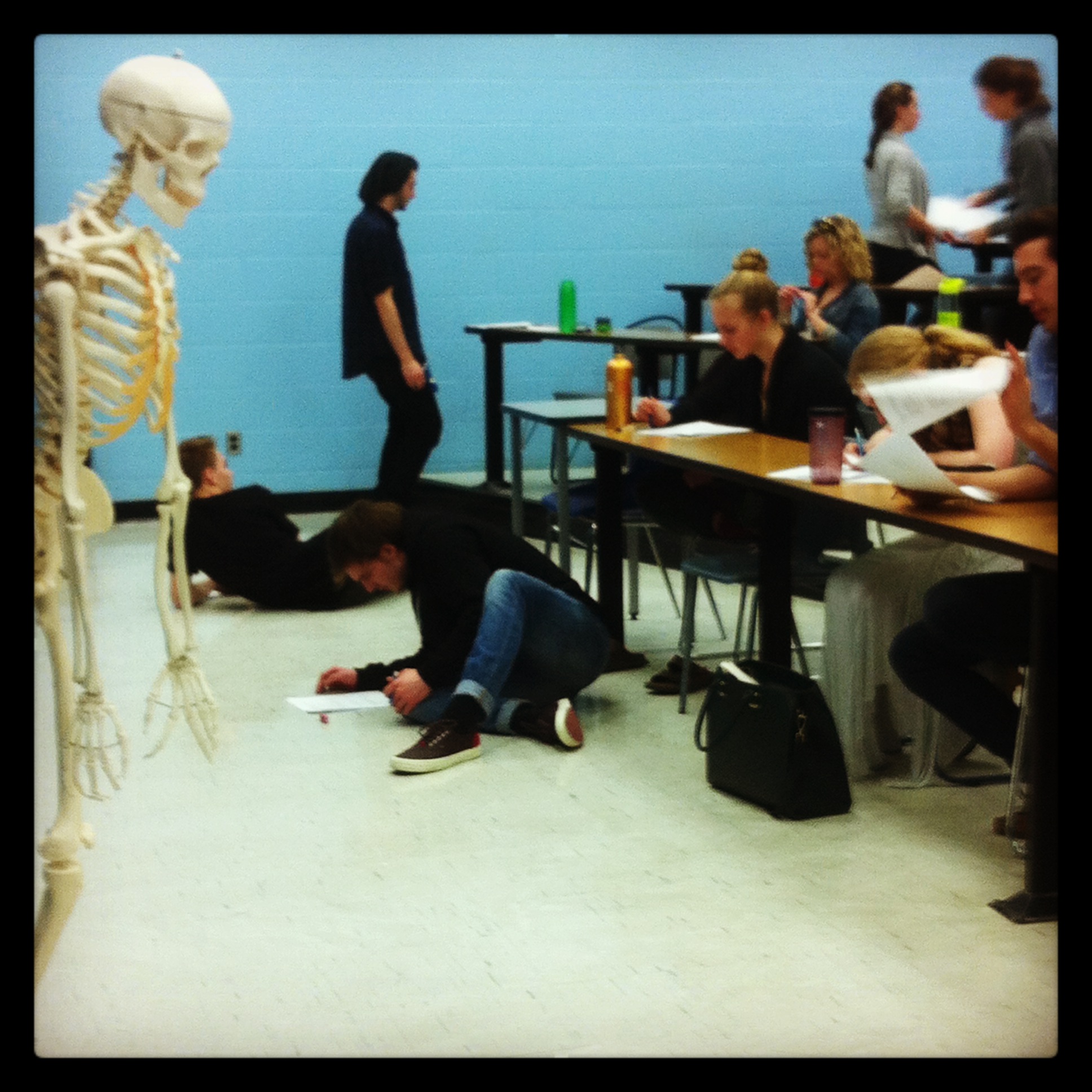 First year anatomy class at Ryerson University.