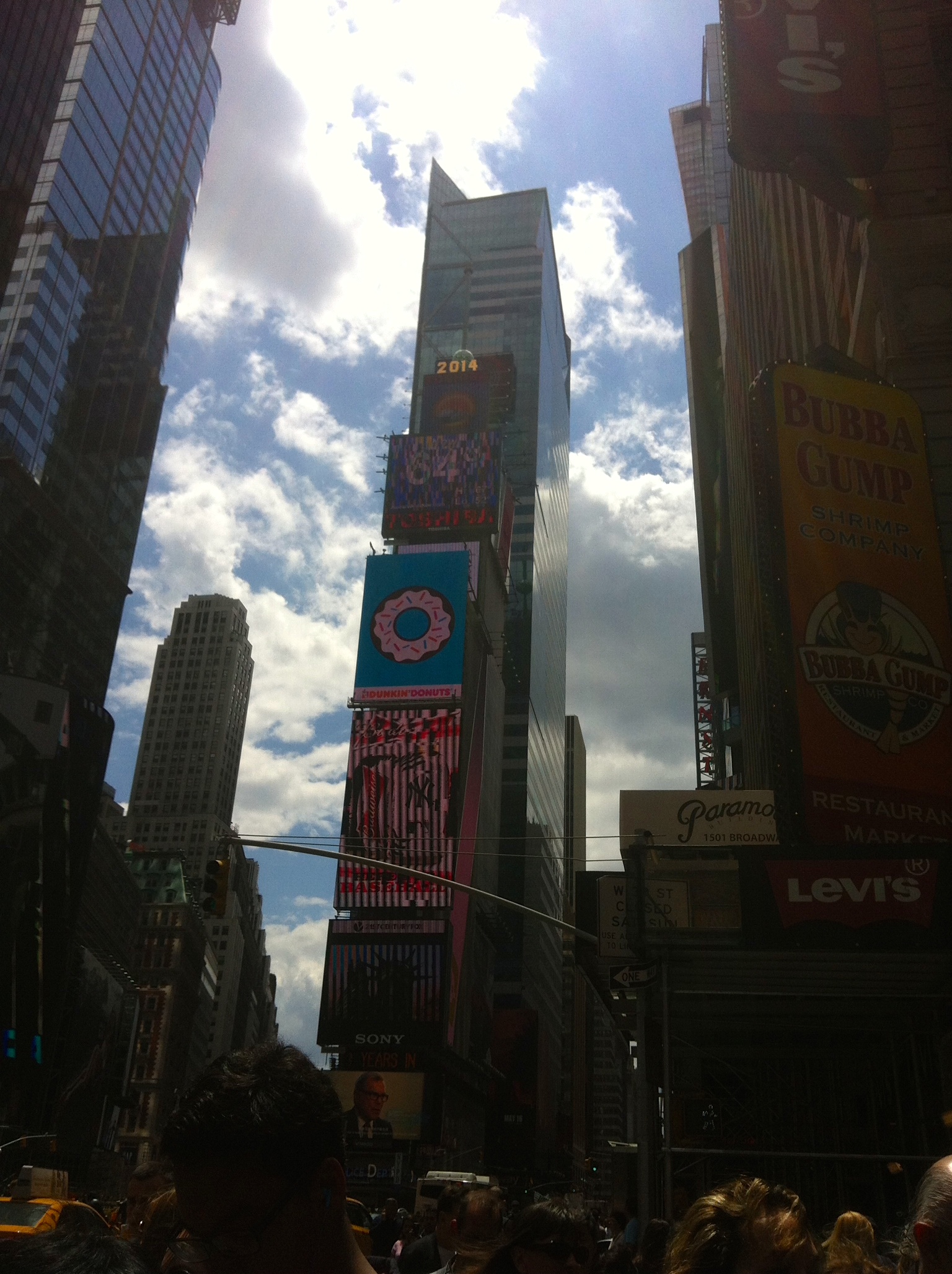We made it! Time Square.