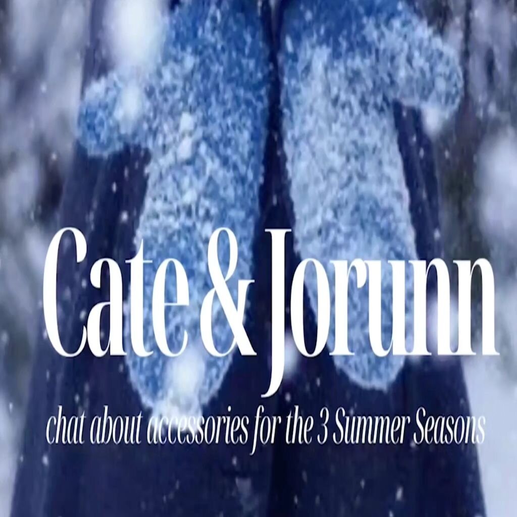 I'm back with my wonderful colleague, Jorunn Hernes @fargeporten with a series of snackable videos about accessories for the twelve seasons! Our first video focuses on Light Summer, True Summer, and Soft Summer. I hope you'll give it a watch! You can