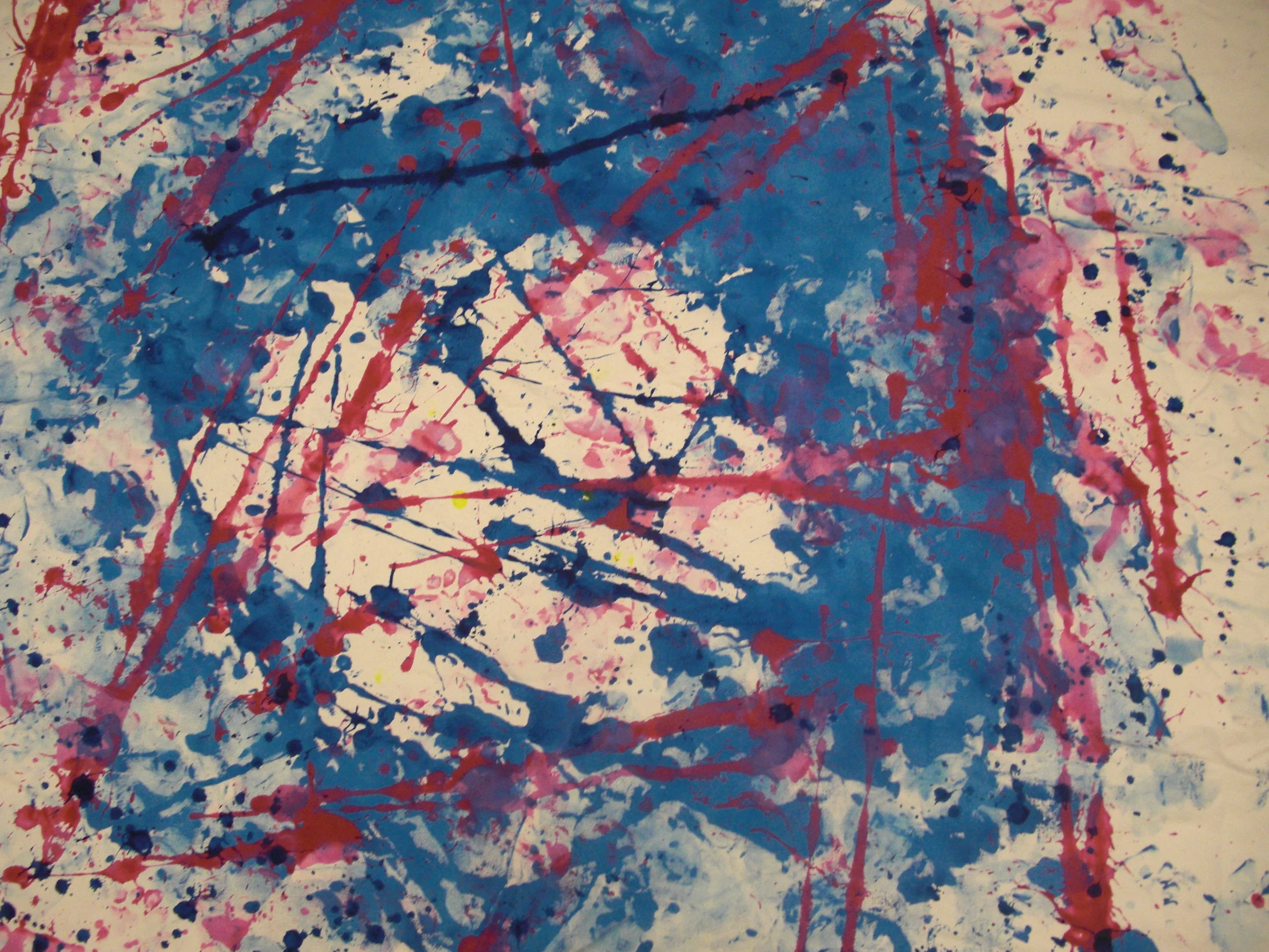 Dance #1, tempera on canvas, 5'x6', 2010