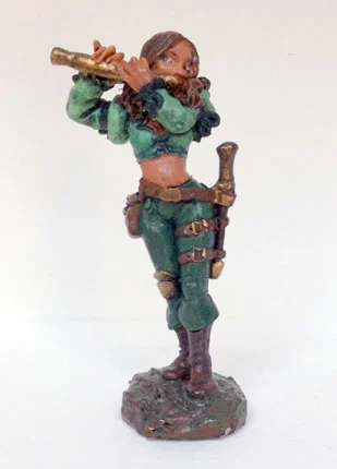 Anwyn - Reaper Miniatures - my first painted mini - October 2011