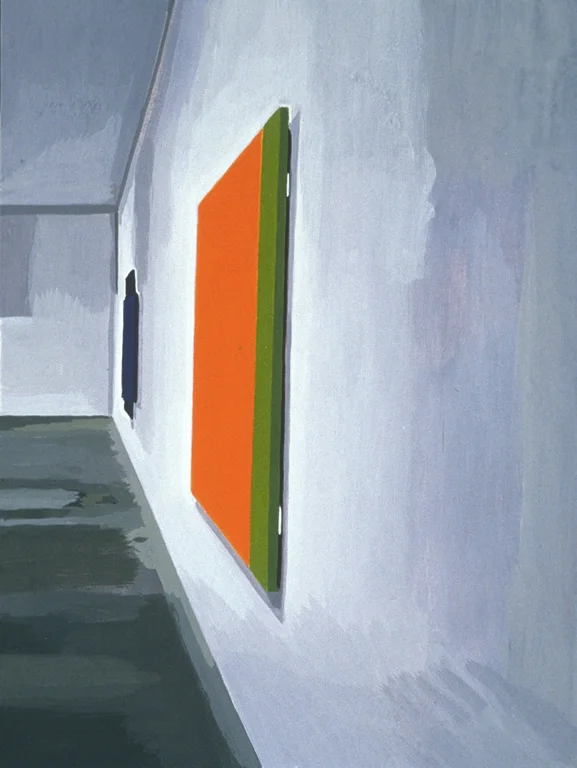 Ellsworth Kelly at Matthew Marks (NewYork) 2005 Flashe on panel 20.3 x 15.2 cm