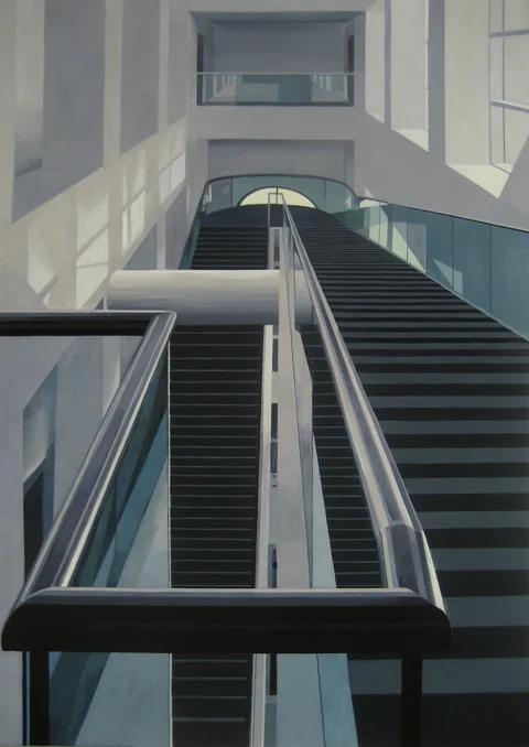 Staircase (Jean-Nöel Desmarais Pavilion) 2010 Flashe on panel 62.6 x 44.2 cm