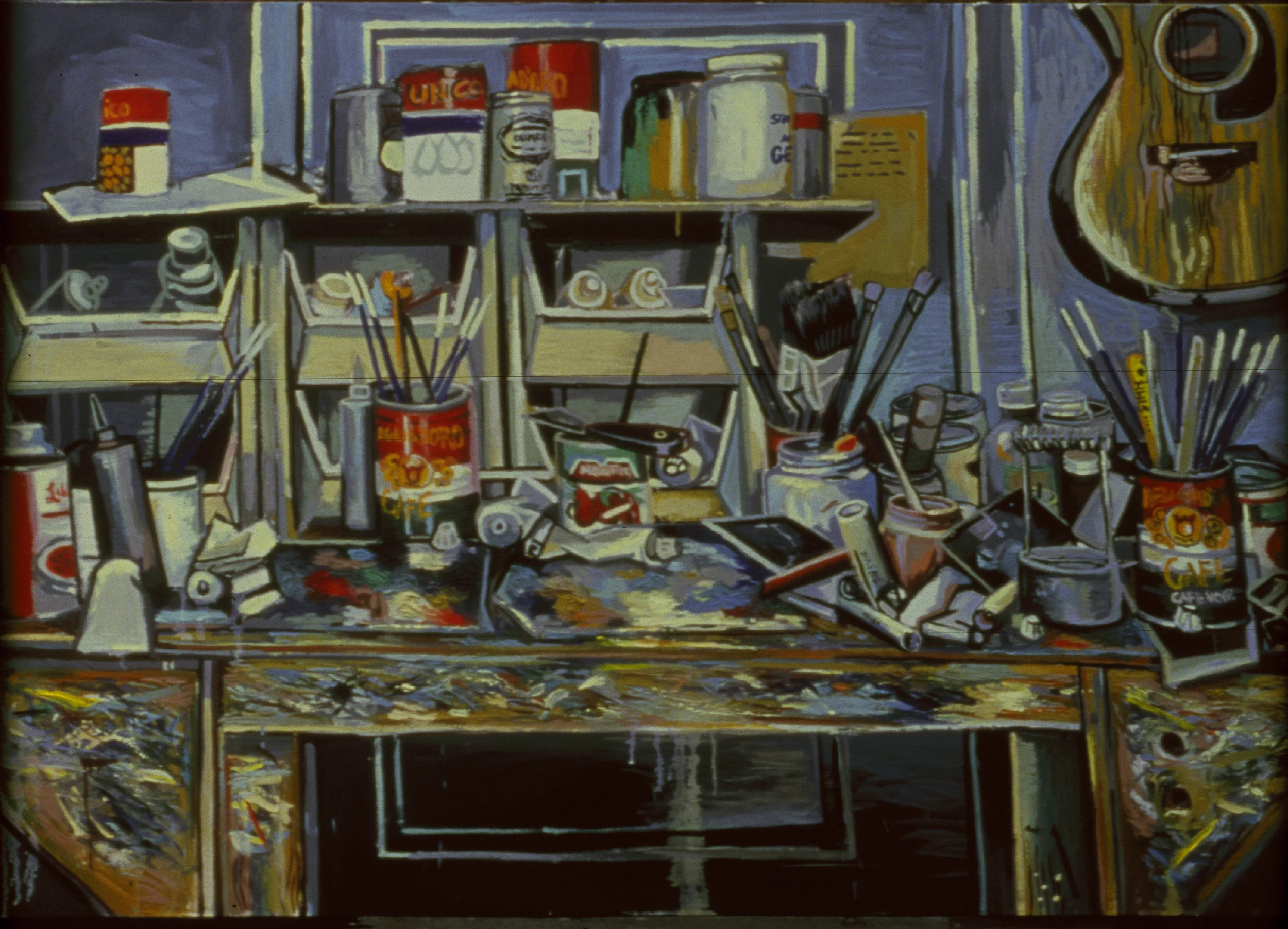 Paint Table 1986 121.92 x 243.84 Oil on Canvas