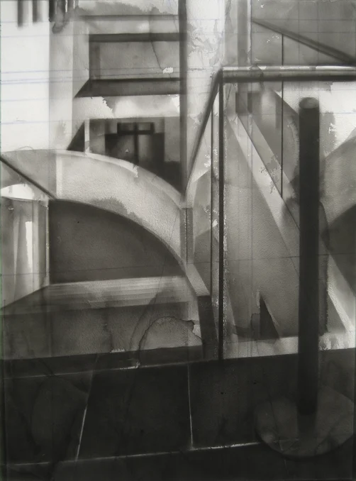 Atrium 2 2011 Ink on Paper 76 x 56 cm
