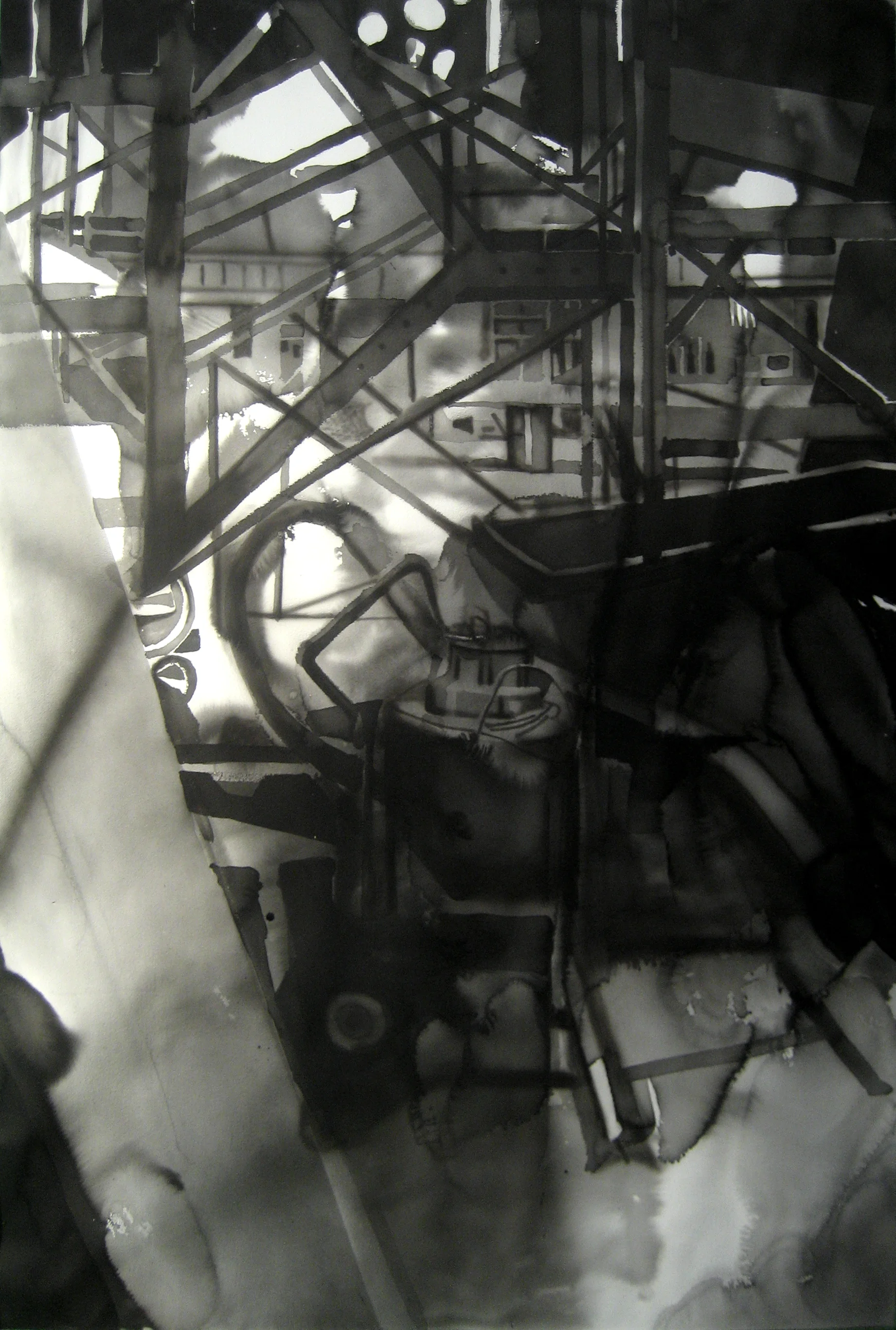 2010 Ink on Paper 190 x 125 cm
