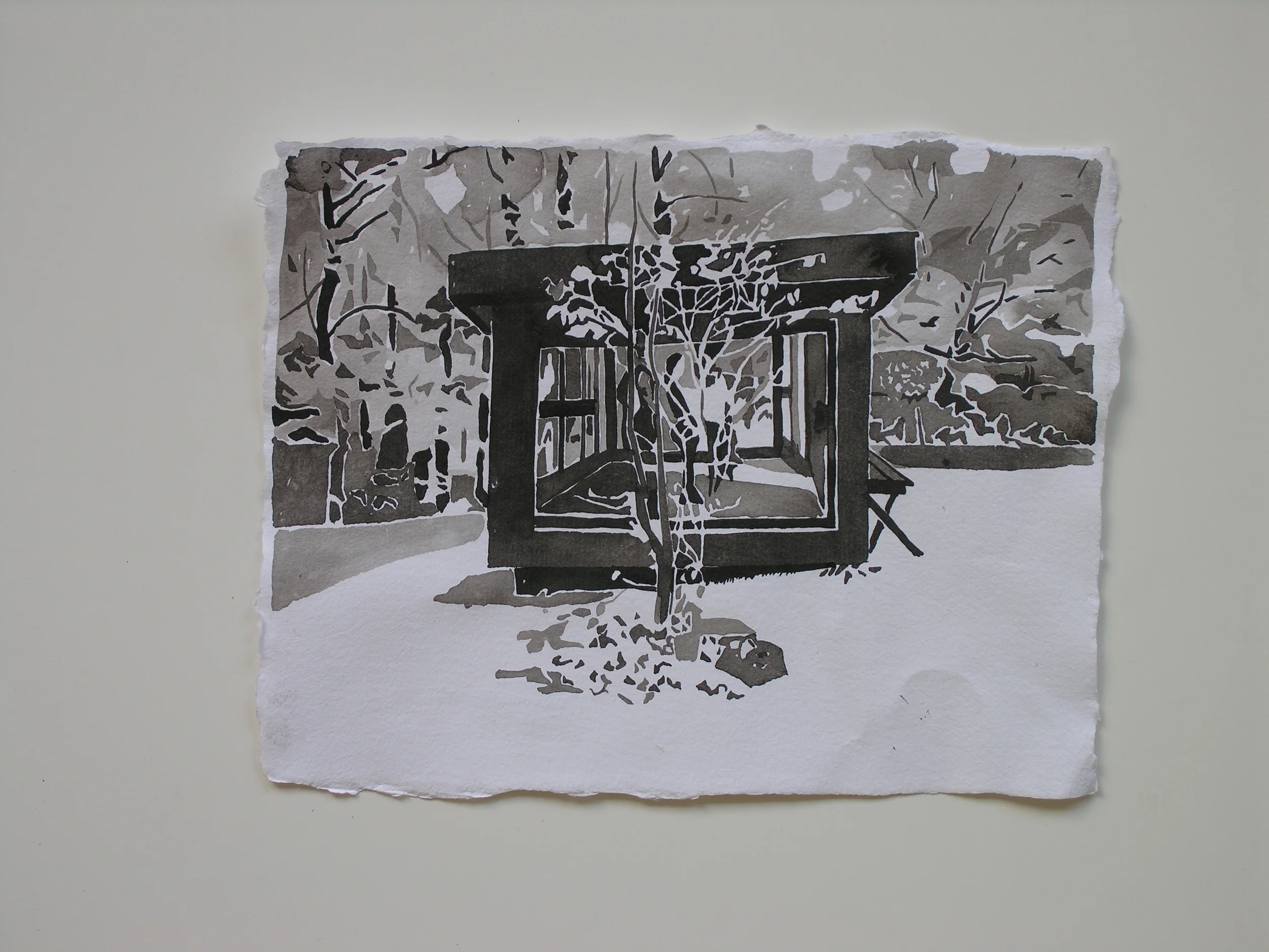  2013  Ink on Paper  20.3 x 25.4 cm    