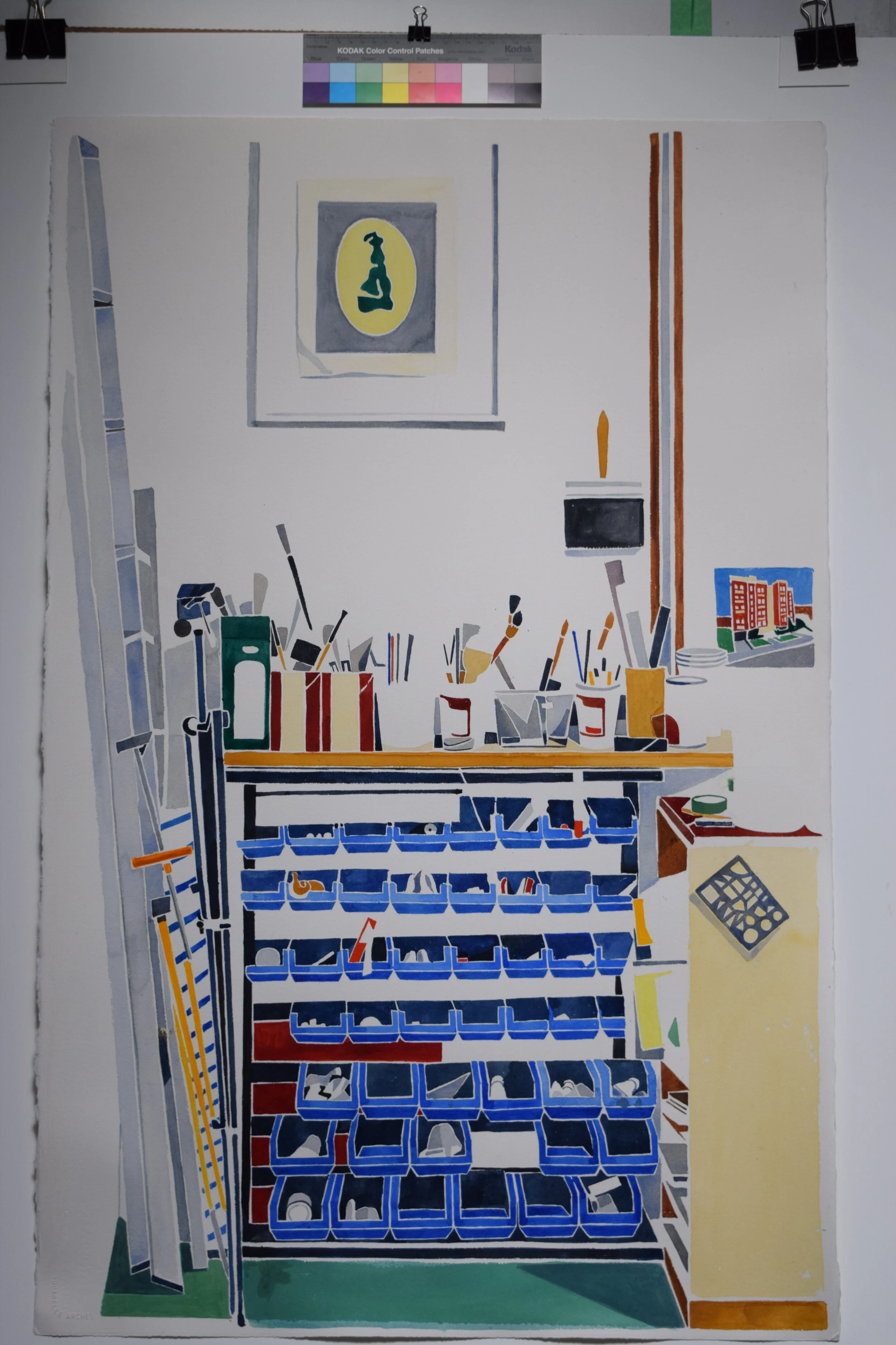 Blue Shelves, 2018
