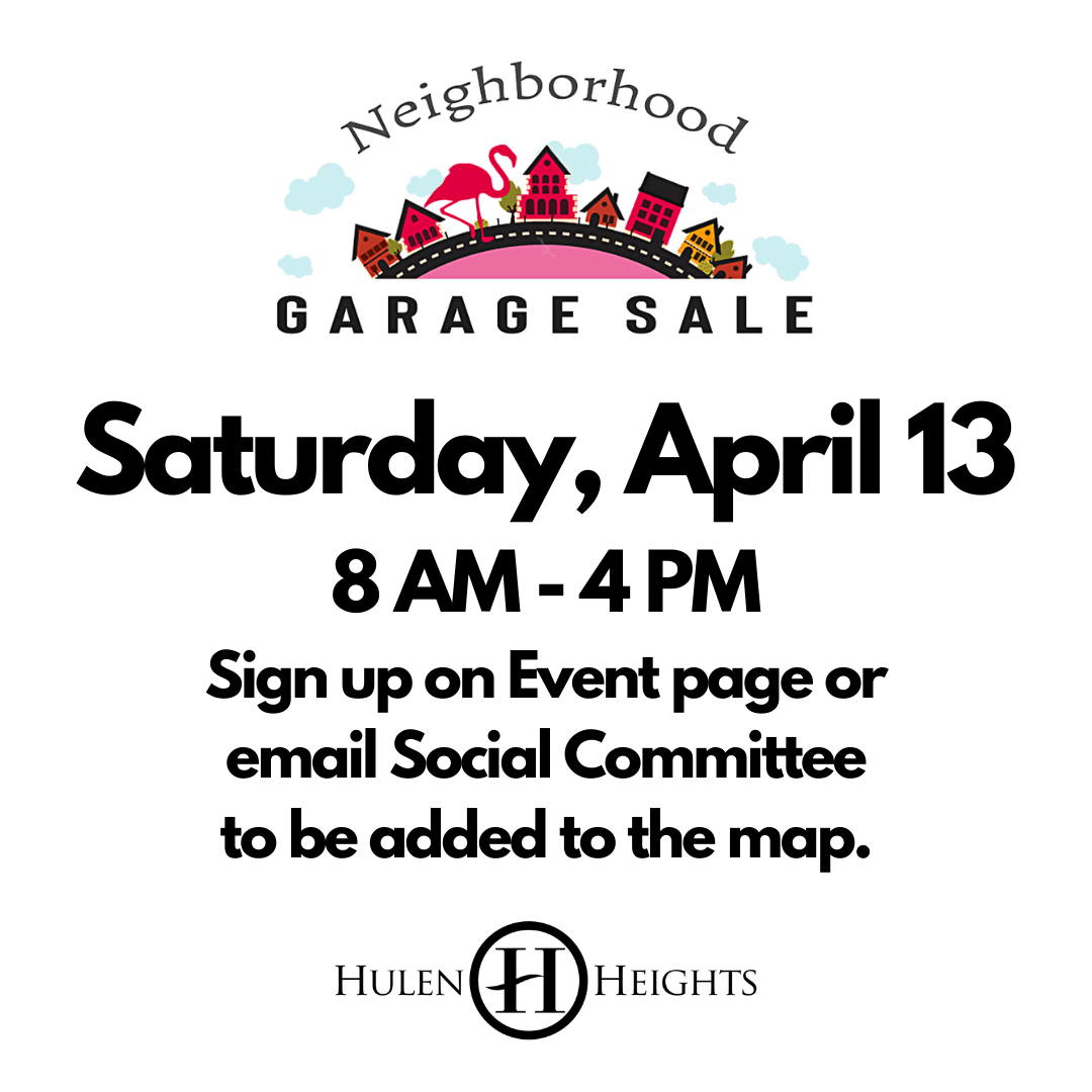 Hulen Heights HOA Community Events — Hulen Heights Homeowners Association