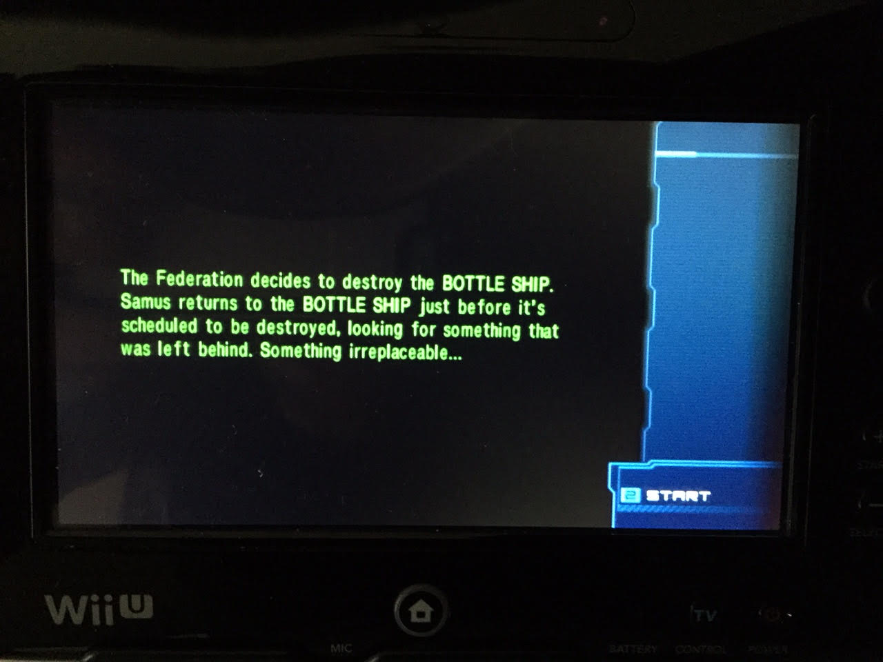 Metroid: Other M helpfully catches you up on the latest story details whenever you boot up a saved game.