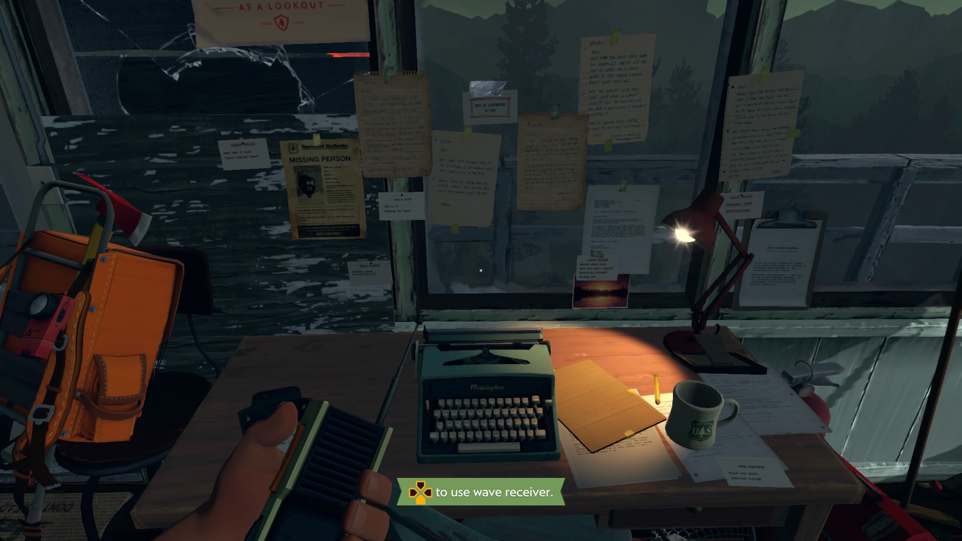 Like any good conspiracy nut, Hank collects notes and puts them on a wall.