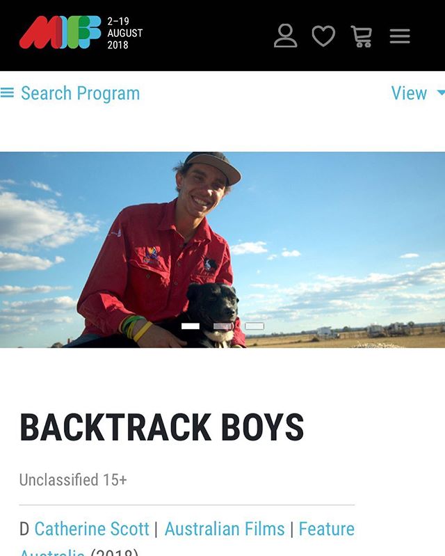 Don't miss this wonderful doc Backtrack Boys screening at festivals across Australia and @melbfilmfest this Saturday! #miff2018