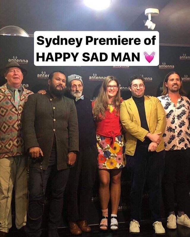 What a fun night! Our new film Happy Sad Man premiered in Sydney. Next stop Byron Bay tonight then Adelaide Film Festival next week. Please tag your mates there. All info on www.happysadman.org #happysadman