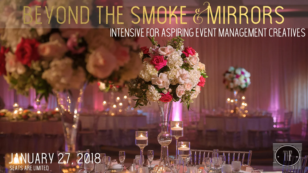 This half day petite intensive is an introduction to social event management for aspiring creatives. This workshop is ideal for current event management students and novice planners looking for a real, no nonsense behind the scenes look at the business of weddings and social events. For more information visit here.