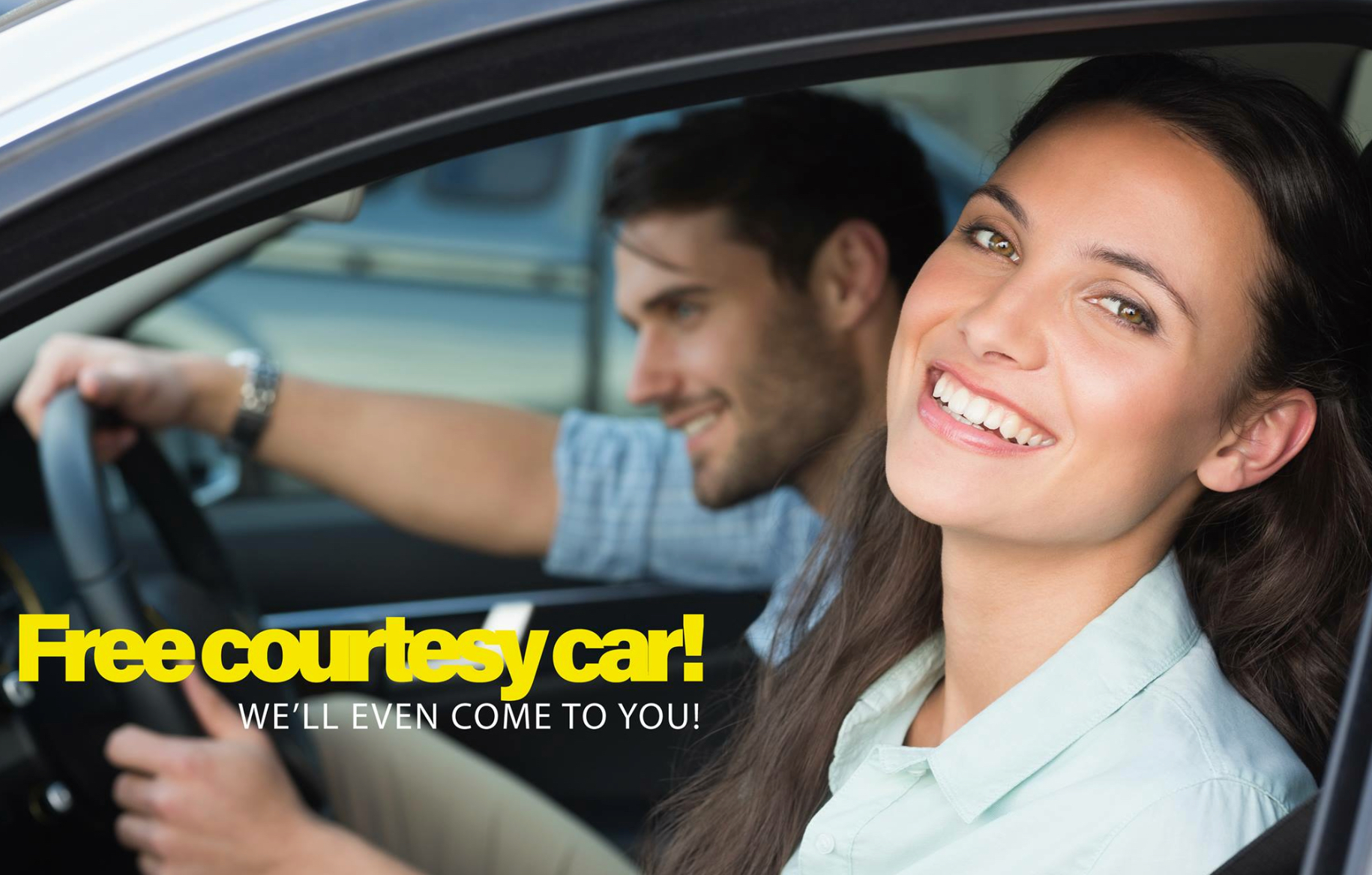 A fleet of new courtesy cars. that'll make you happy.