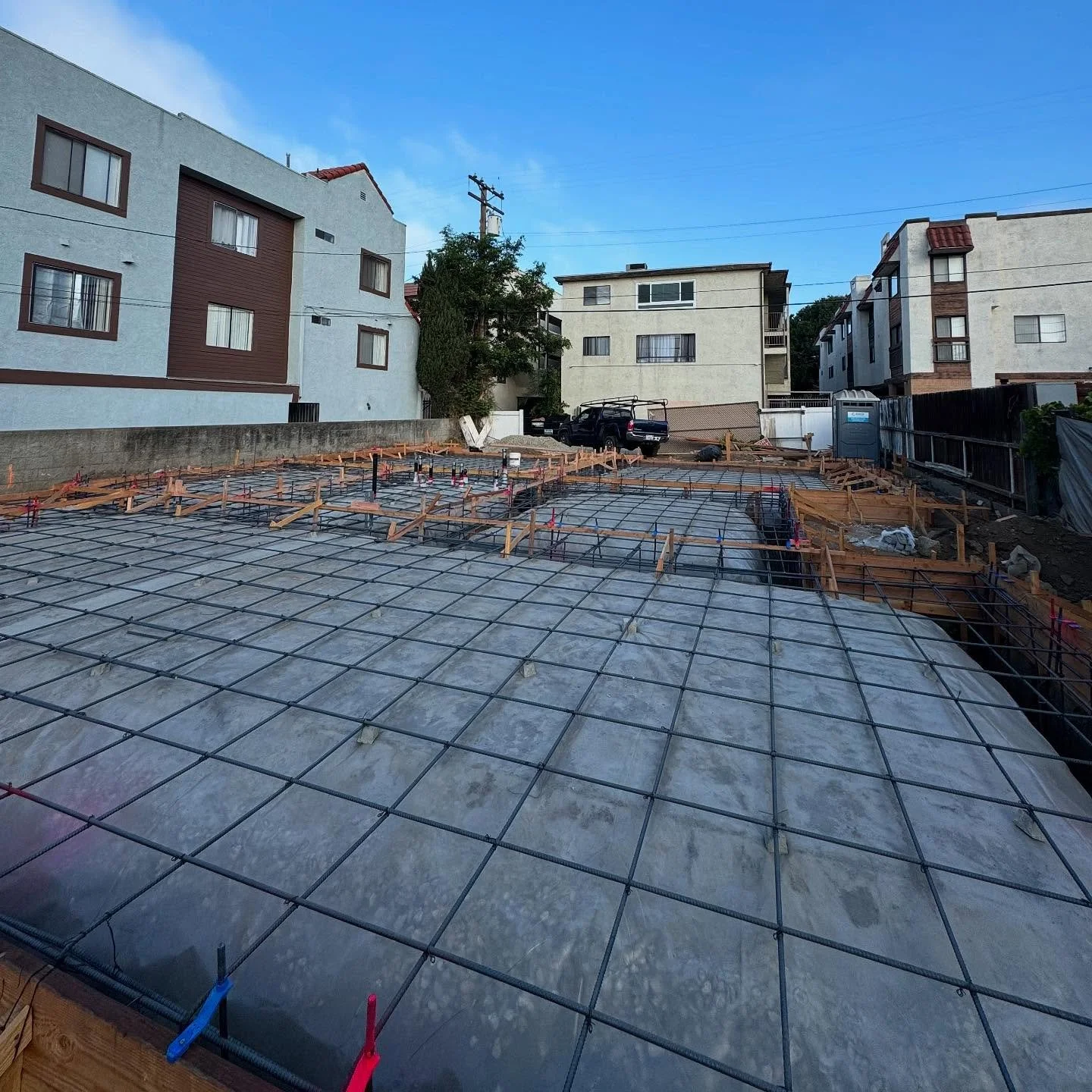 Start of Foundation work for Three new units in Glendale. 
Architect @karabachian
