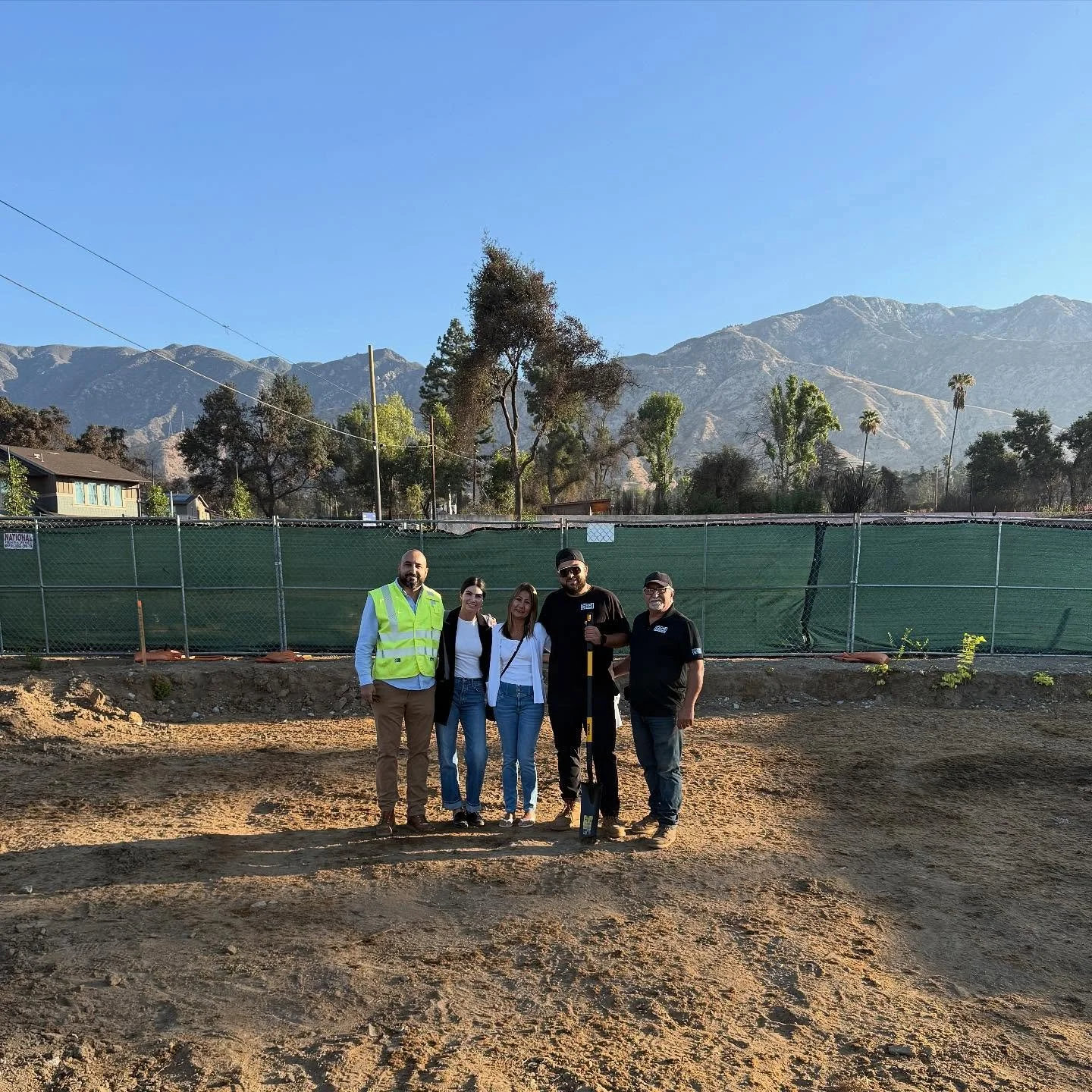 Today we broke ground on a new beginning for a home lost in the Altadena fire. Both Talar and Sevak are honored to help rebuild not just a house, but a place where life, love, and memories will rise again. Thank you to @rmbuildersca for making this m