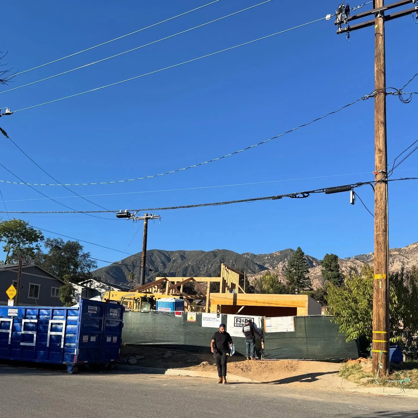 Palm St. under construction.
Architect @karabachian 
Builder @rmbuildersca