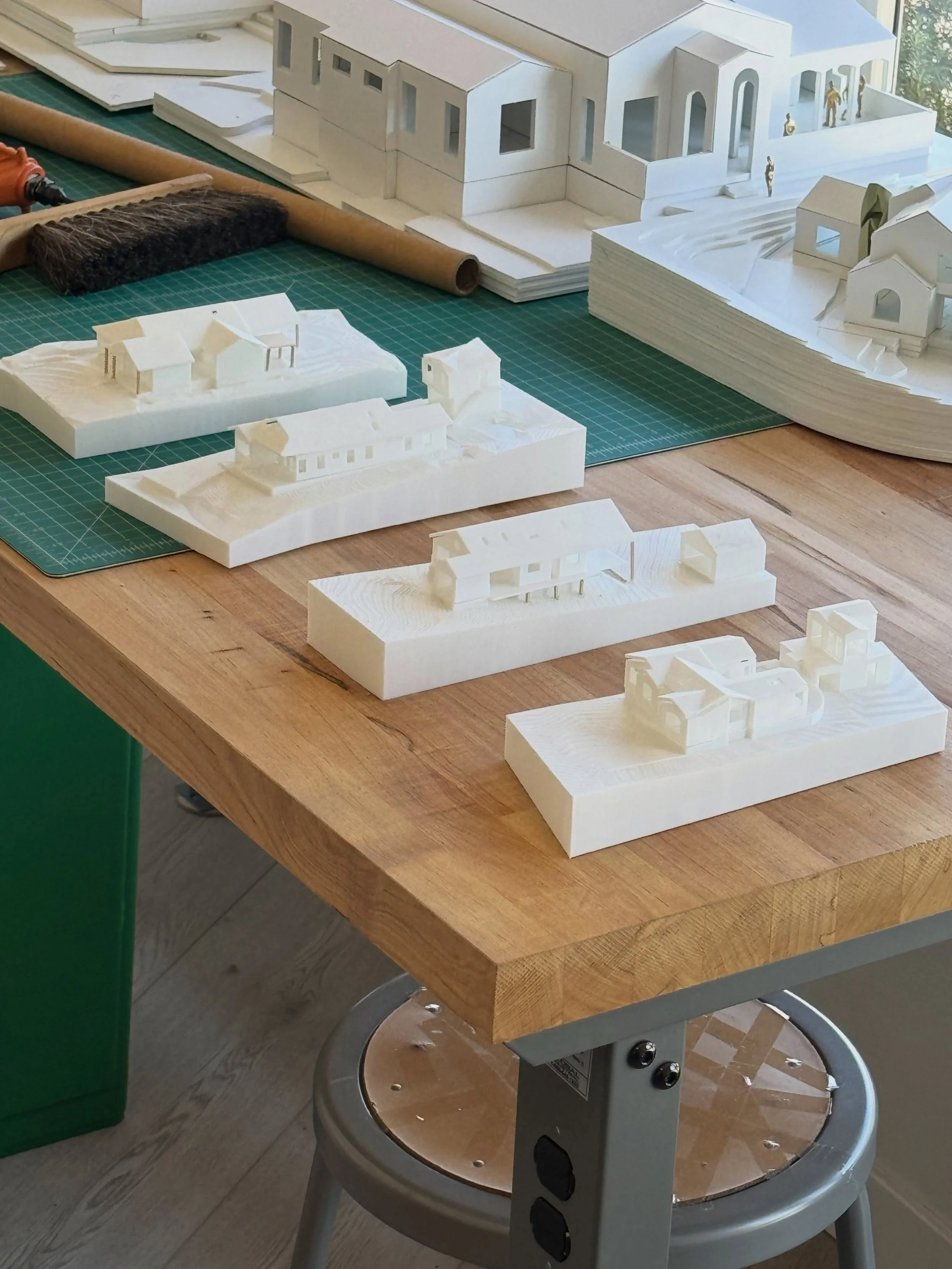 3D printed models of a few of our projects in Altadena, CA.
In gratitude of our amazing clients, and privileged to work with talented and skilled contractors.