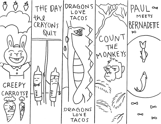 2015-2016 Primary Nominee Bookmarks by Daniella T