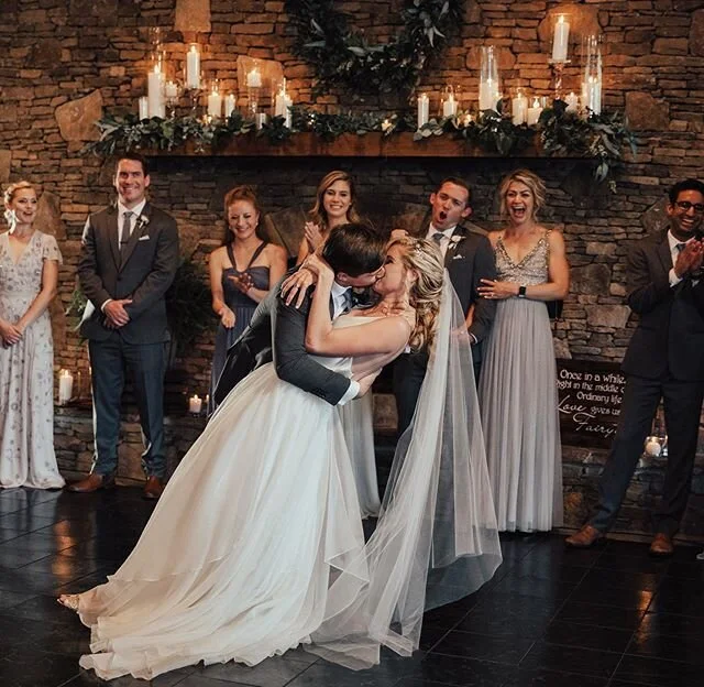 I'm feeling like I need more reception action in my feed so here's Jenny and Tim&rsquo;s stunner of a first dance dip 🎉 &bull;
&bull;
&bull;
#wedding #weddingday #reception #firstdance #bride #groom #weddingphotographer #californiaweddingphotographe
