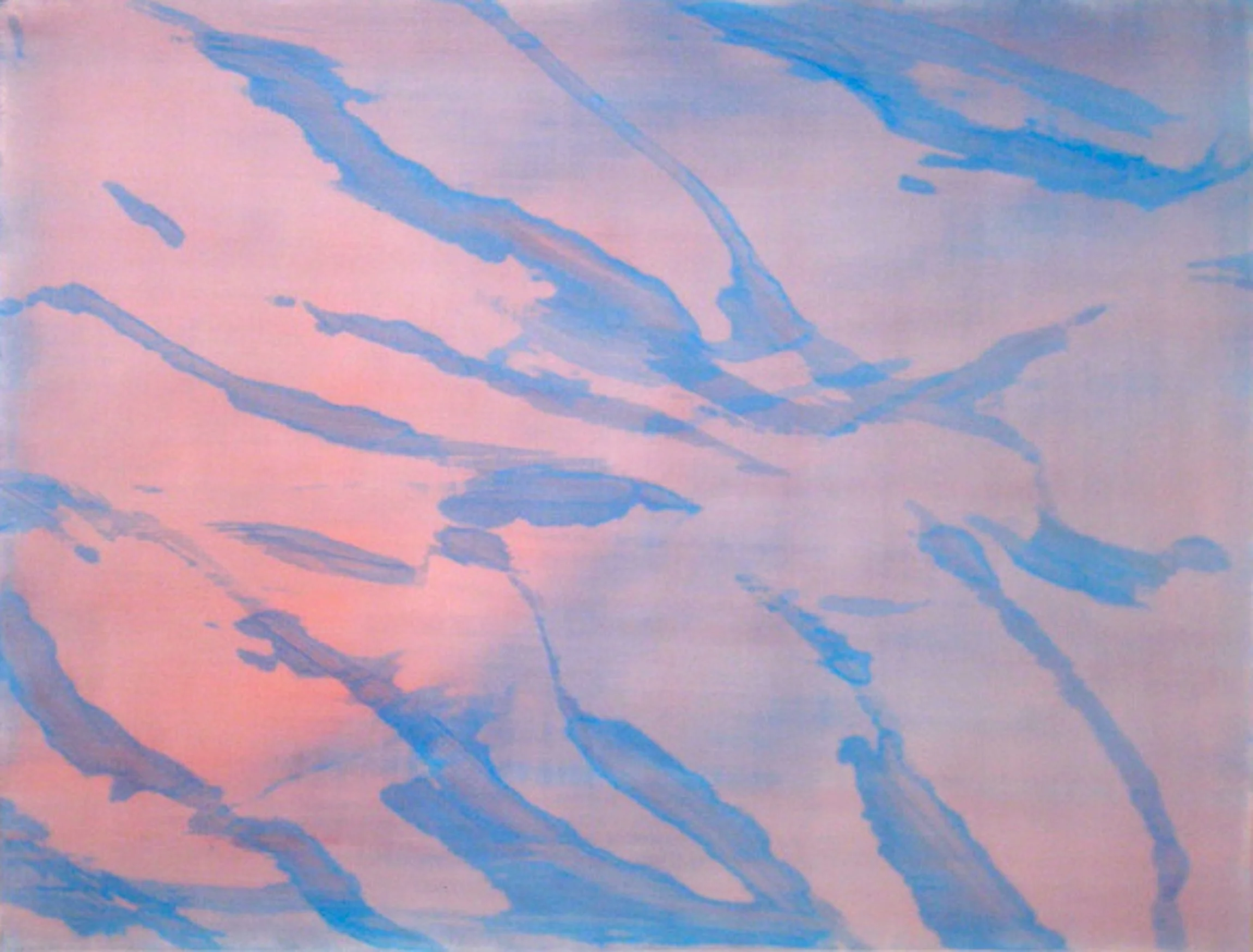 Up in the Air Acylic on paper 19" x 25"