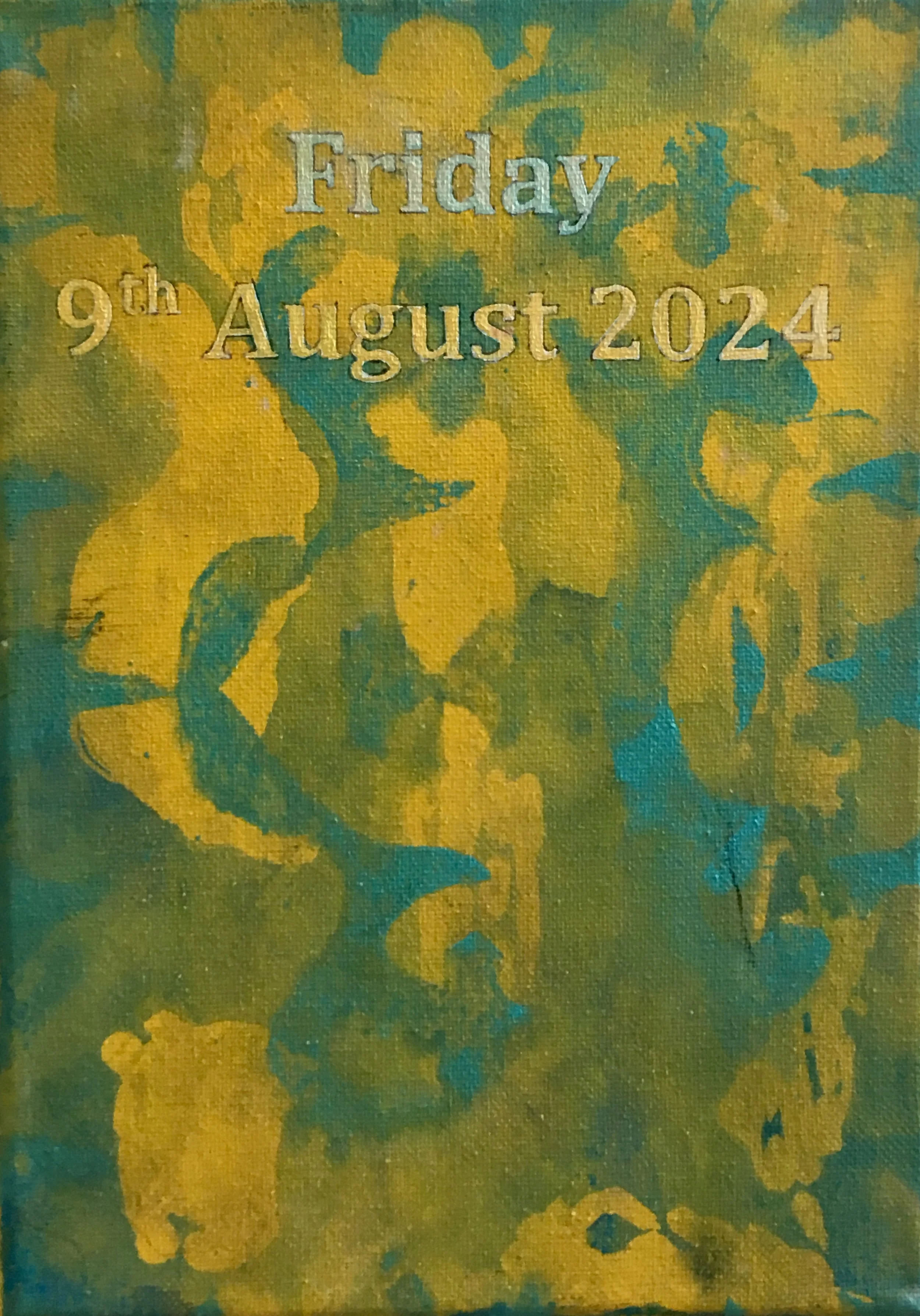 The departure of the 'Warmth Bodies.' Acrylic and oil on canvas March 2018 £290