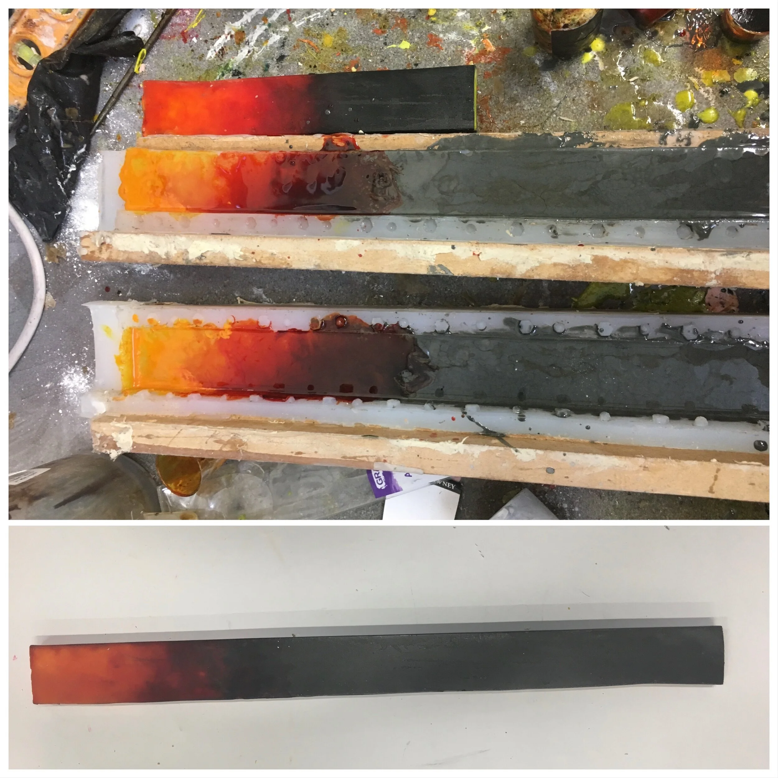 Replica steel bar for The Foundry set - Outlander S4