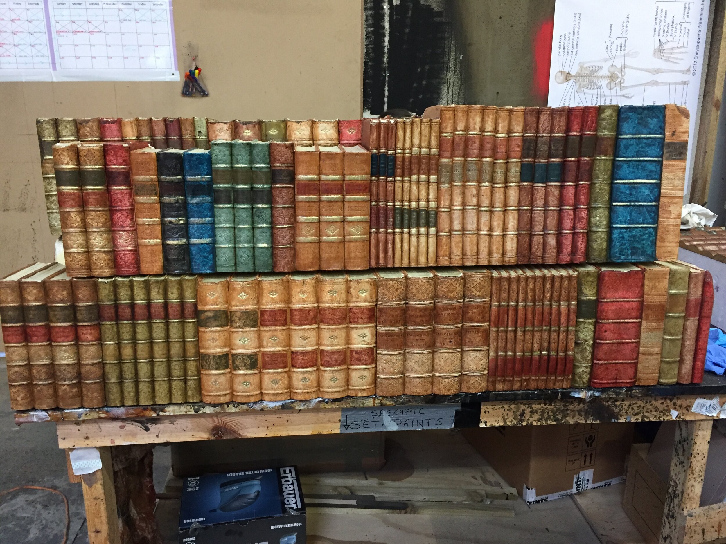 Rigid foam books - Outlander S3