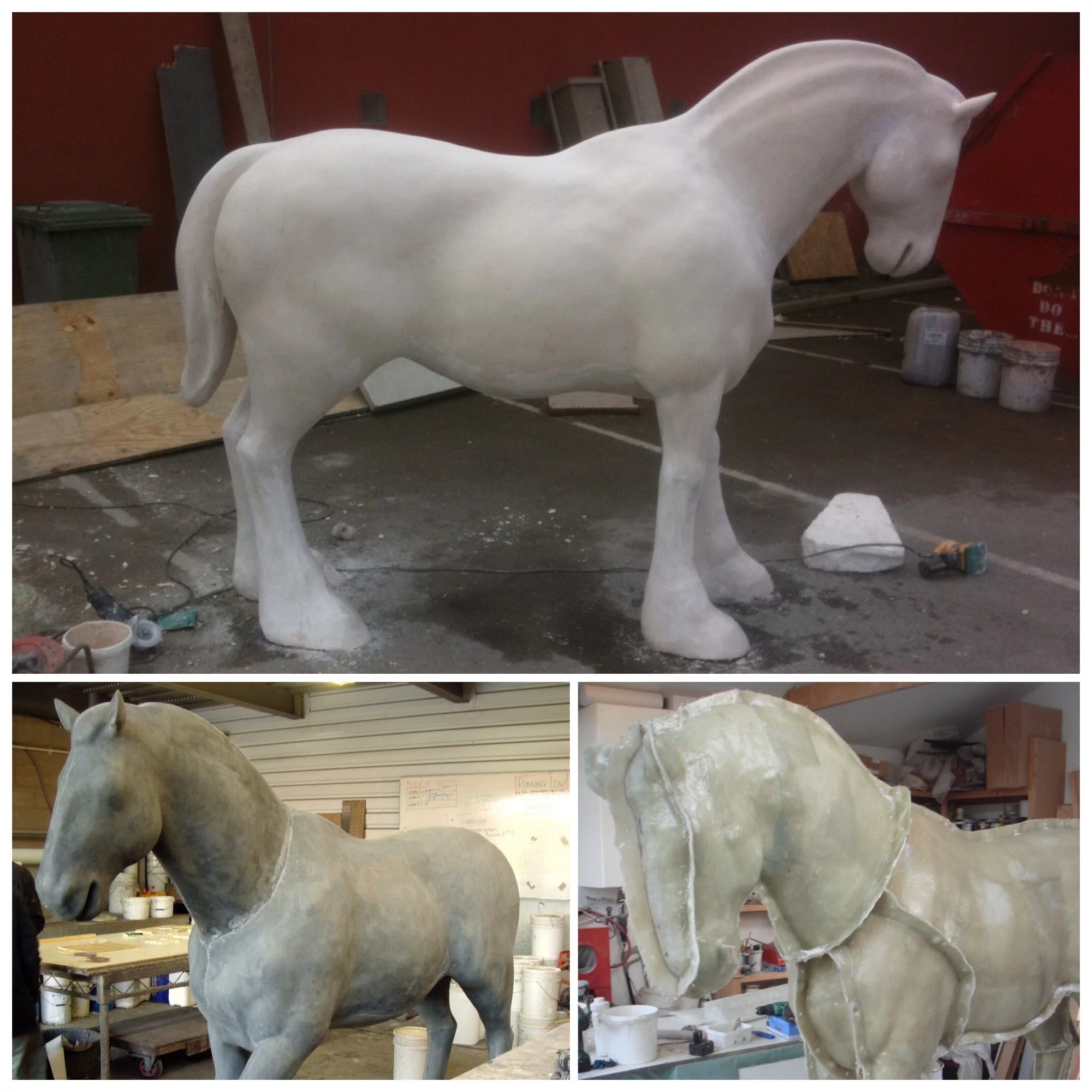 The Glasgow Transport Museum - Chalkworks.  Assistant sculptor and mould maker