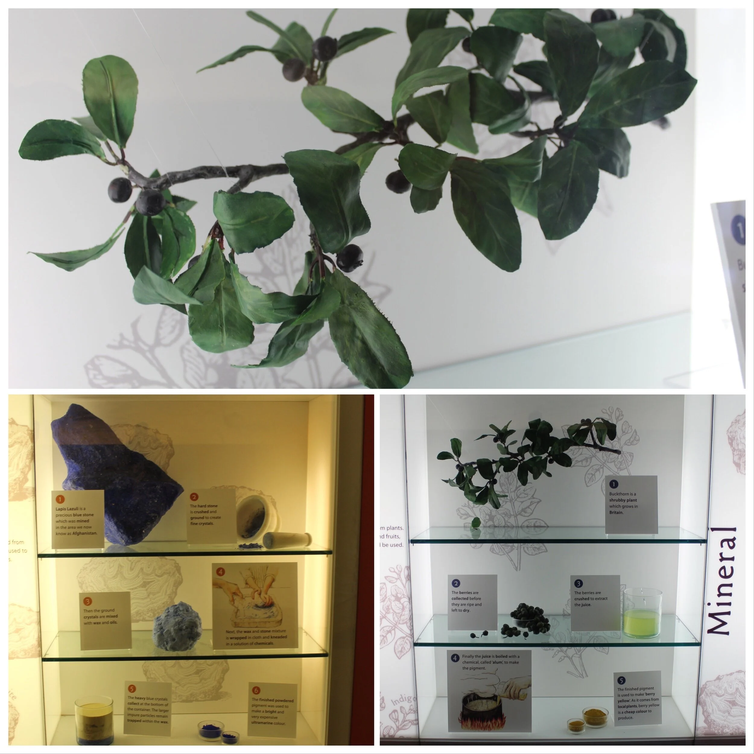 Pigment Exhibition - Stirling Castle.   Made whilst working for Chalkworks