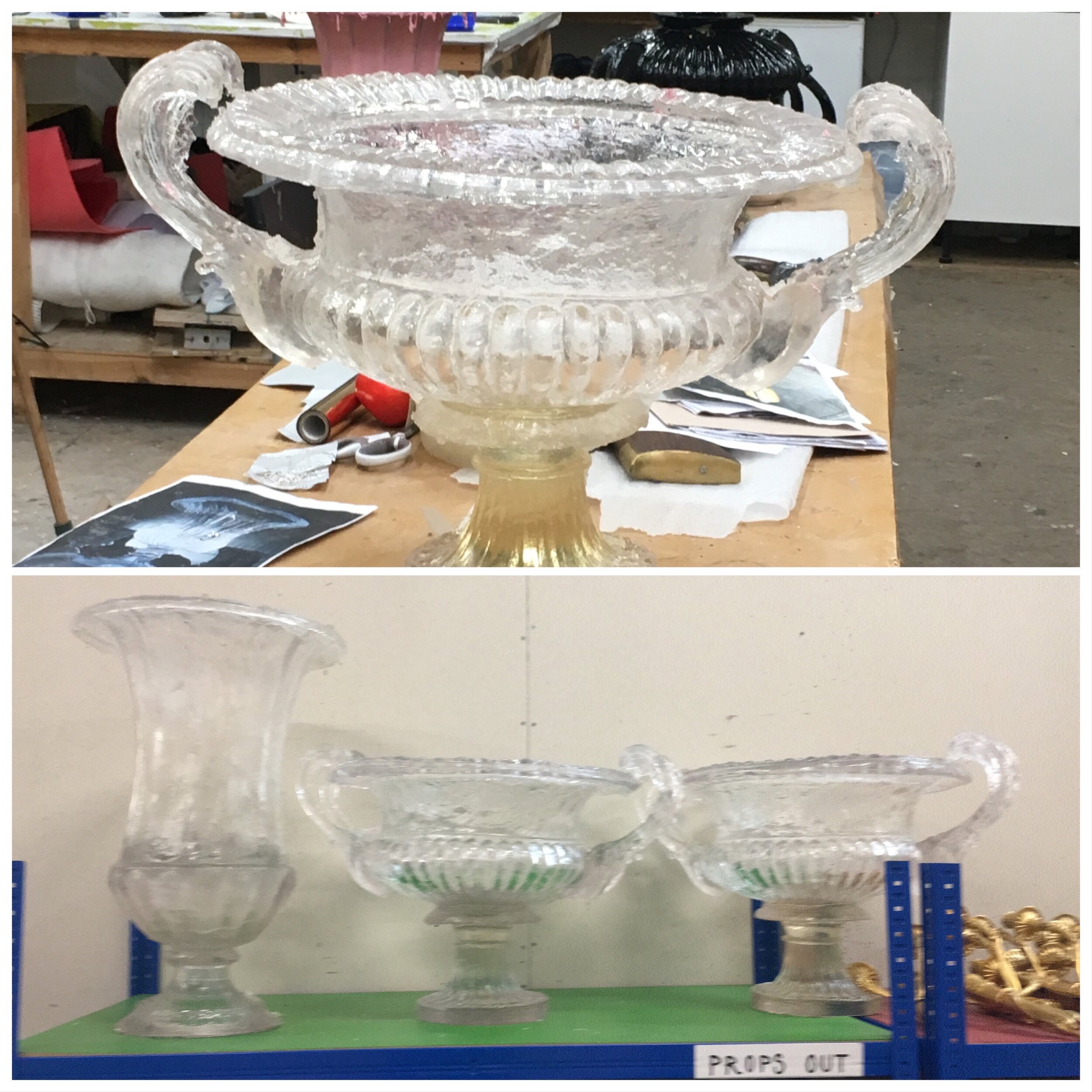 Replica glass urns - Outlander S5