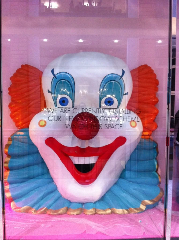 Harvey Nicols - polystyrene sculpting