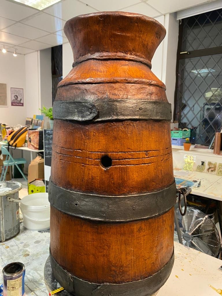 Man & Witch - Replica milk urn